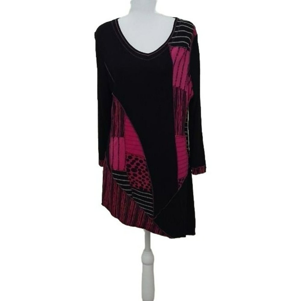 Parsley & Sage Asymmetrical Boutique Top Size L